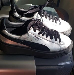 Puma Basket Platform Iridescent